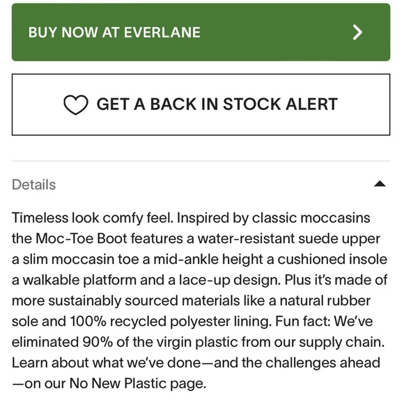 Everlane The Moc Toe Leather Chukka Desert Boot in Stone Grey Suede Like New 9 - Picture 16 of 16